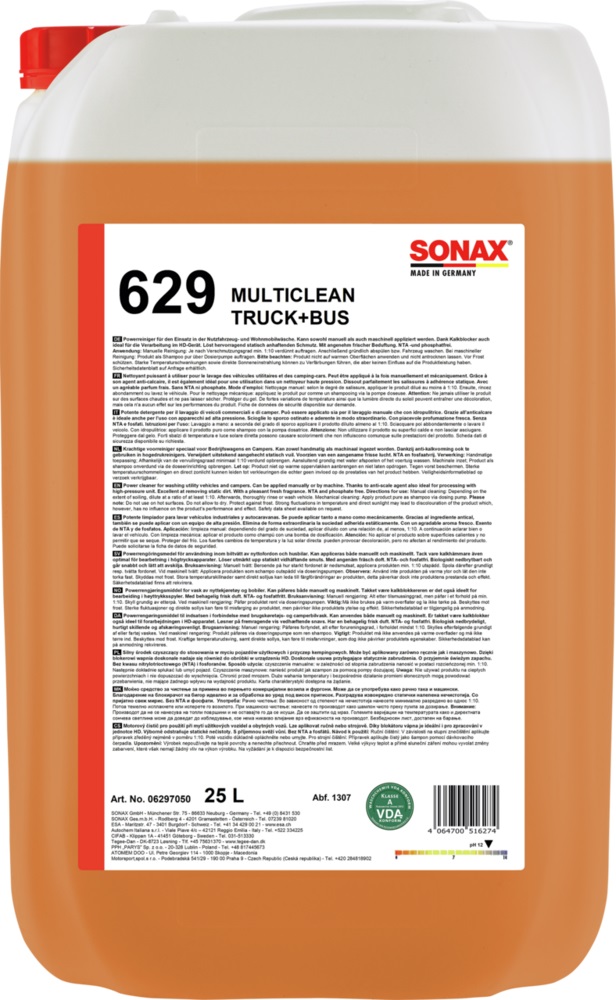 SONAX MultiClean Truck+Bus - 25 L