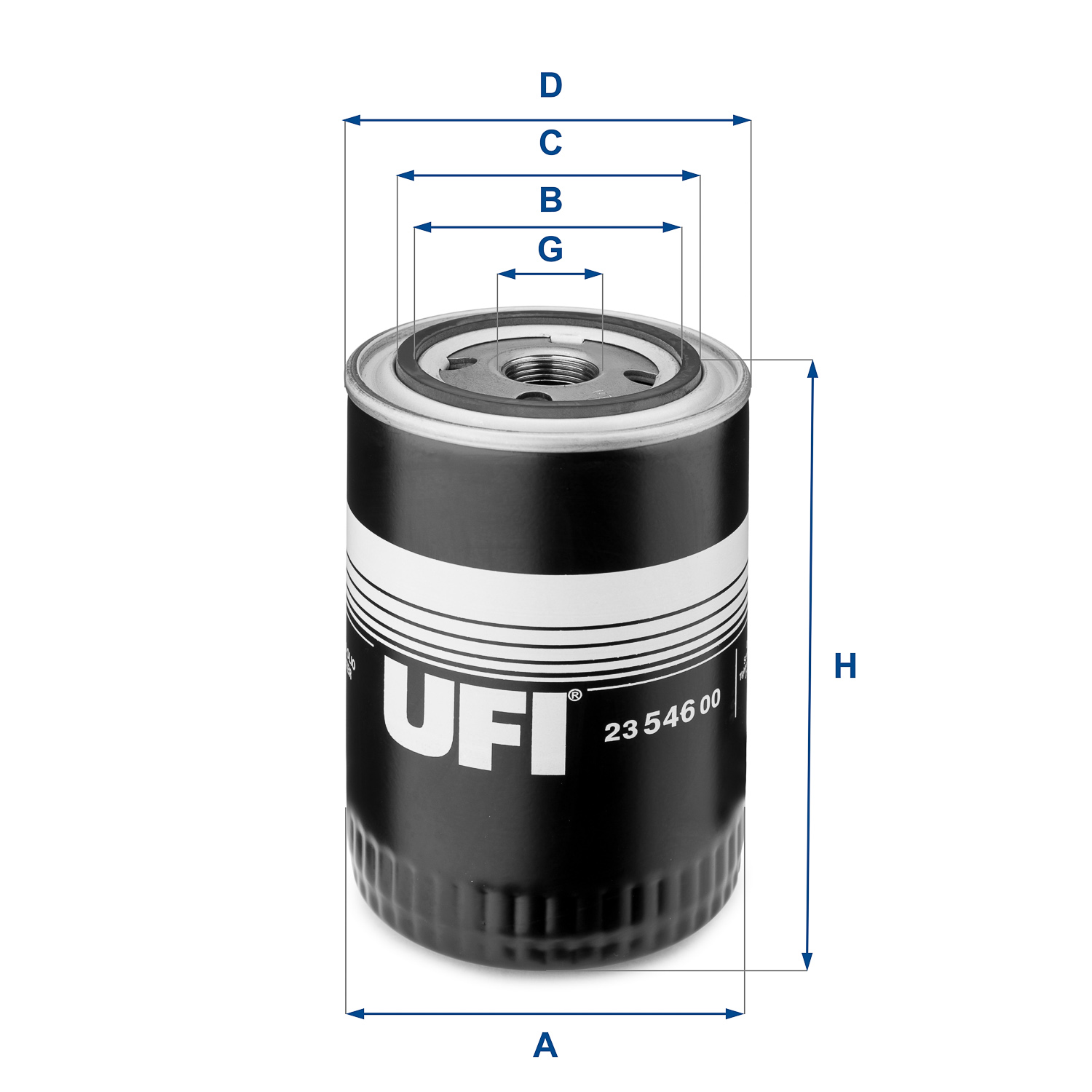 23.546.00 oil filter spin-on