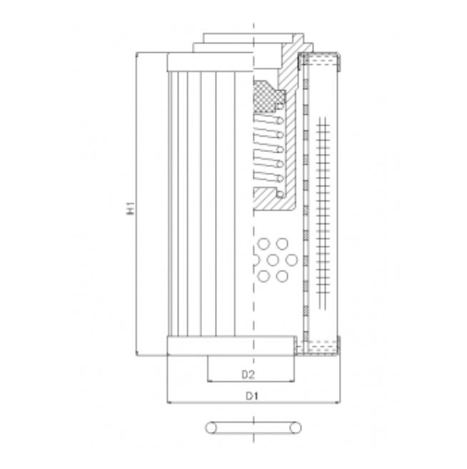 RLR175D20B hydraulic filter element