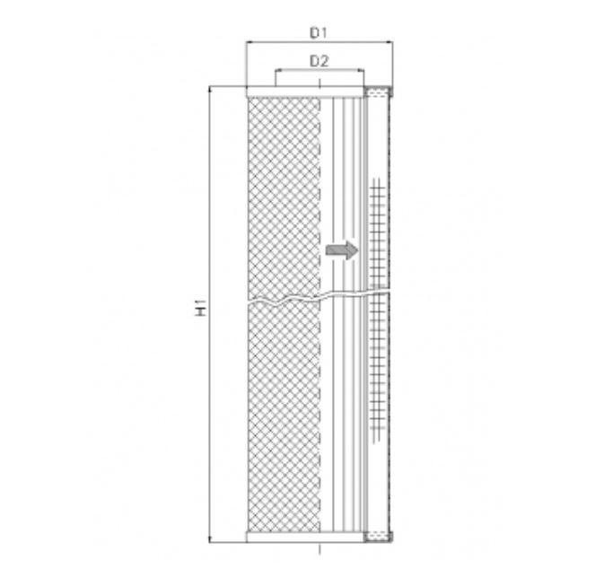 S210T60 hydraulic filter element