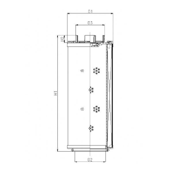 RHR2600G05B0/AB1 Filter element for return filter