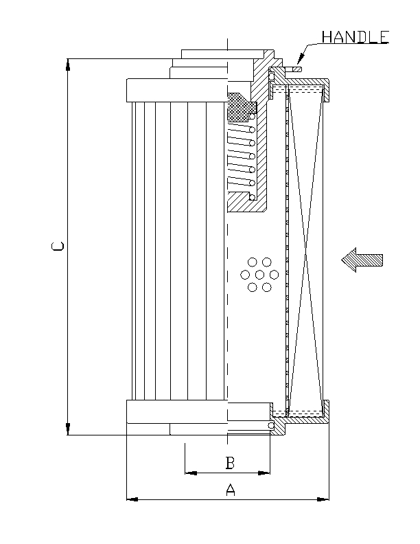 R130C10B hydraulic filter element