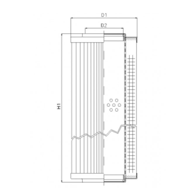 RVR10013B80B hydraulic filter element
