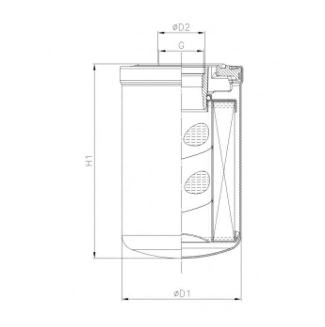 A522G10V0/AB1 hydraulic filter spin-on (HyCLEAN)