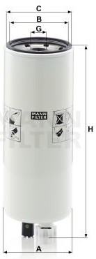 WK 9020 x fuel filter spin-on