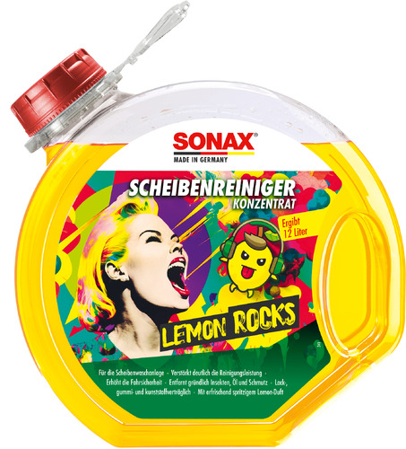 SONAX Windshield Cleaner Concentrate Lemon Rocks - 3 liters