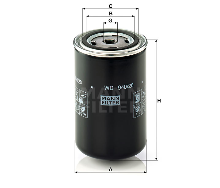 WD 940/26 oil filter