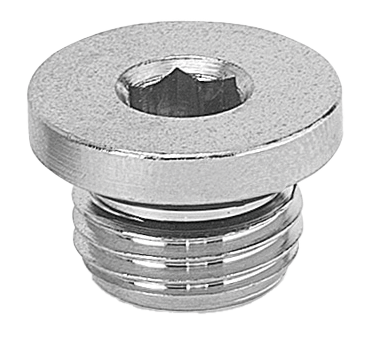 A7 38J parallel hexagonal male plug with seal