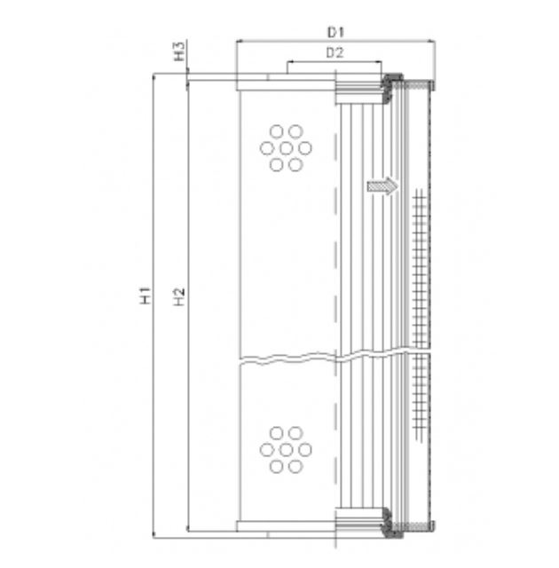 S4111C03 hydraulic filter element