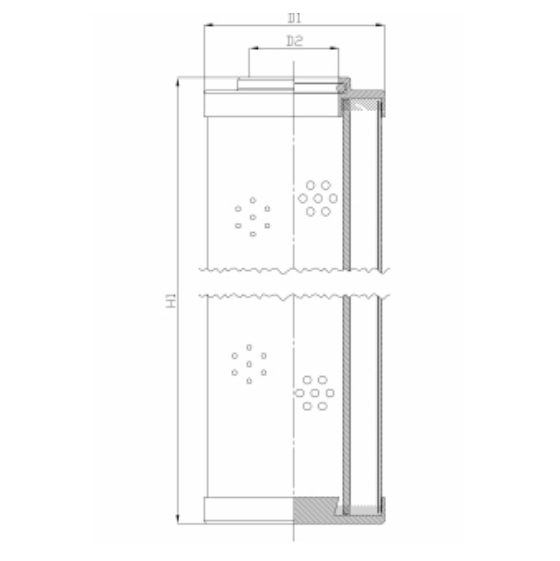 DHD256H20B hydraulic filter element