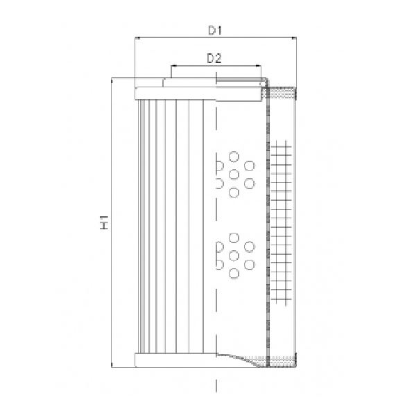 D126G10A hydraulic filter element