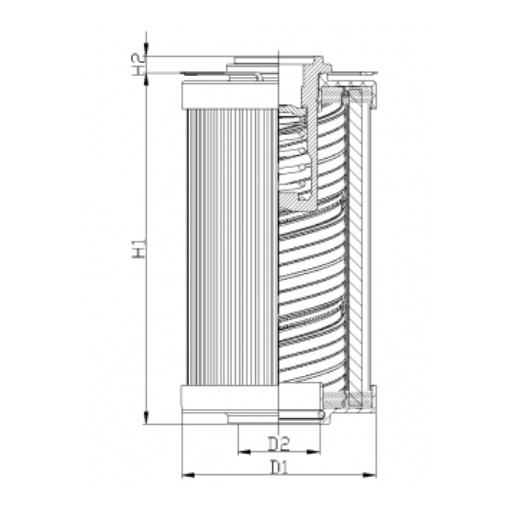 R130G06C hydraulic filter element