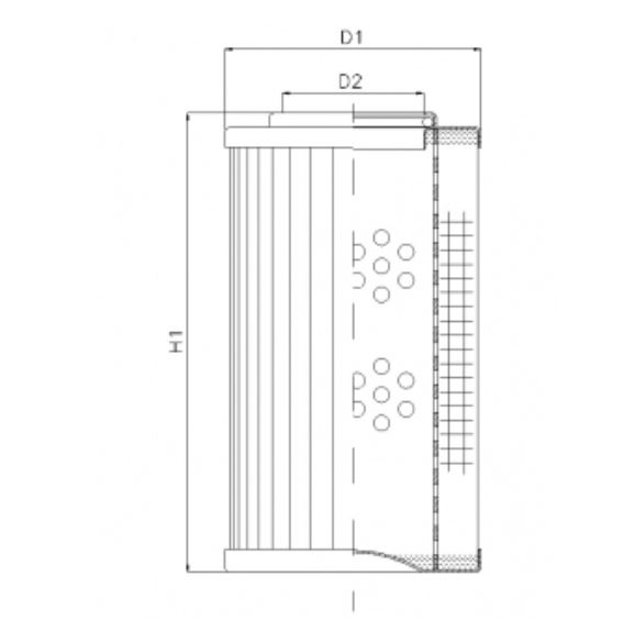 DLD450B10B hydraulic filter element