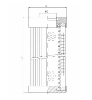 D181G06BV hydraulic filter element