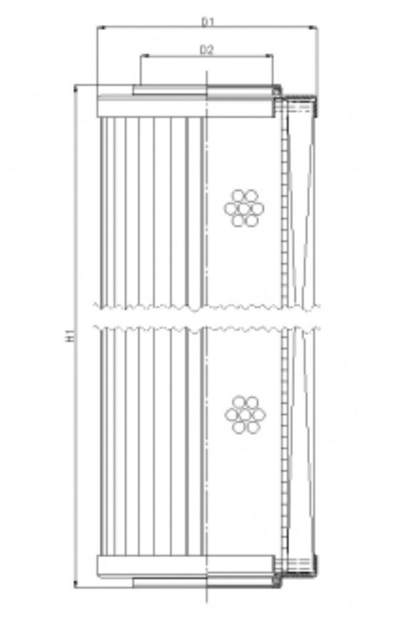 R296T125 hydraulic filter element