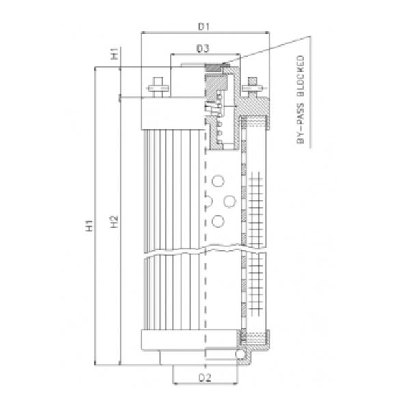 RHR1300A10B/5 hydraulic filter element
