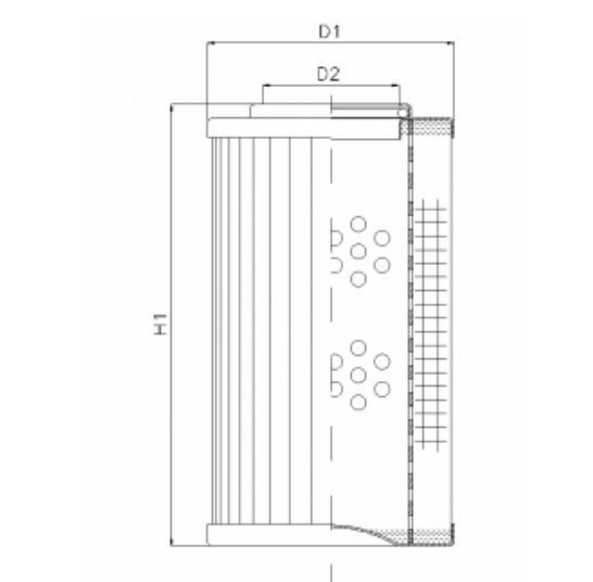 XD100G25AV hydraulic filter element