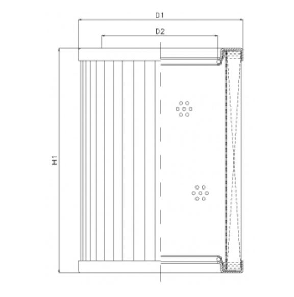 R433T100 hydraulic filter element