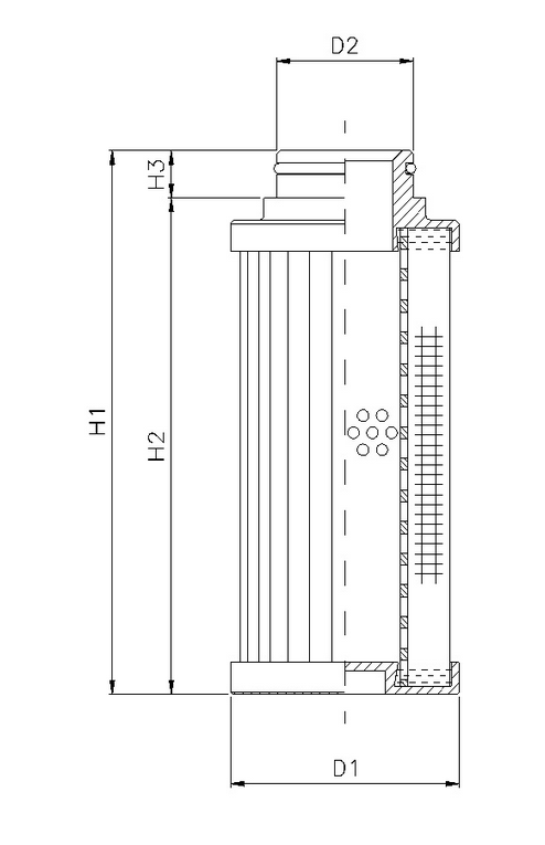D770G25B hydraulic filter element