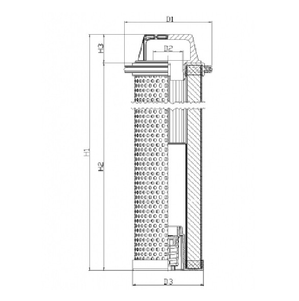 H511M15B2/ESD hydraulic filter element (RLS)
