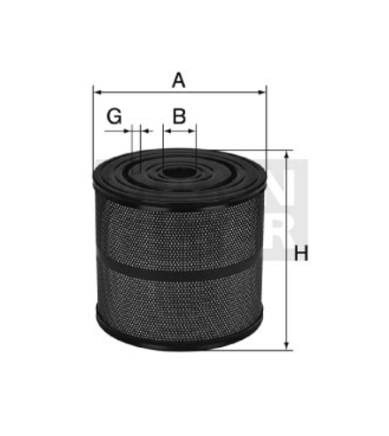 H 34 1070/40 liquid filter