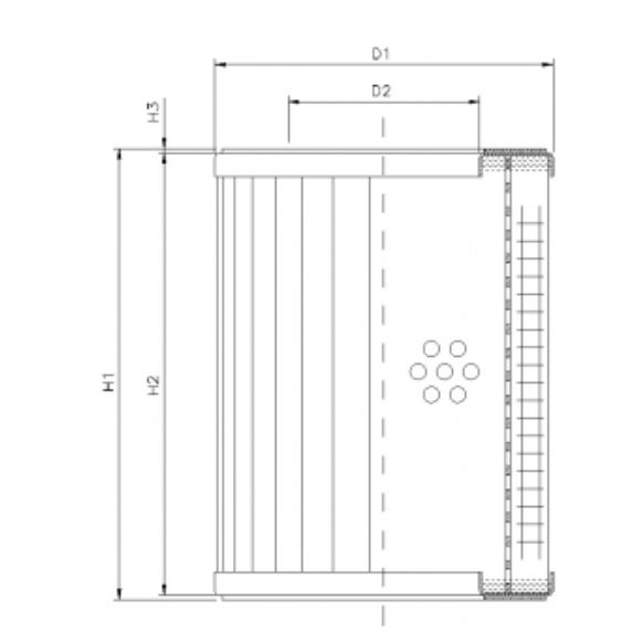R320C20 hydraulic filter element