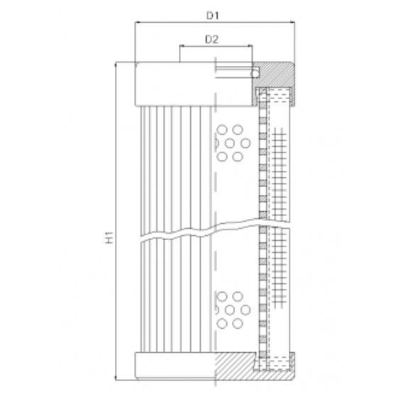 D143T10B hydraulic filter element