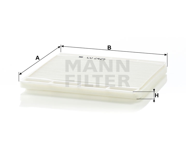 CU 2425 cabin air filter element