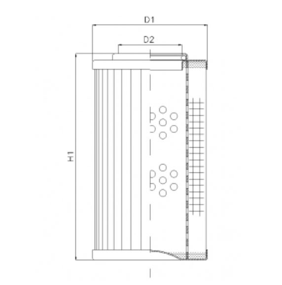 R294G10V hydraulic filter element