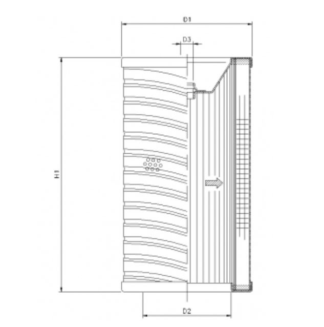 R735T100 hydraulic filter element