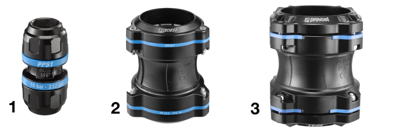 PPS1 UN50 aluminium female union for pipe