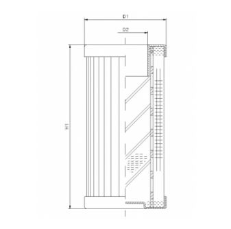 DMD0030B149B hydraulic filter element