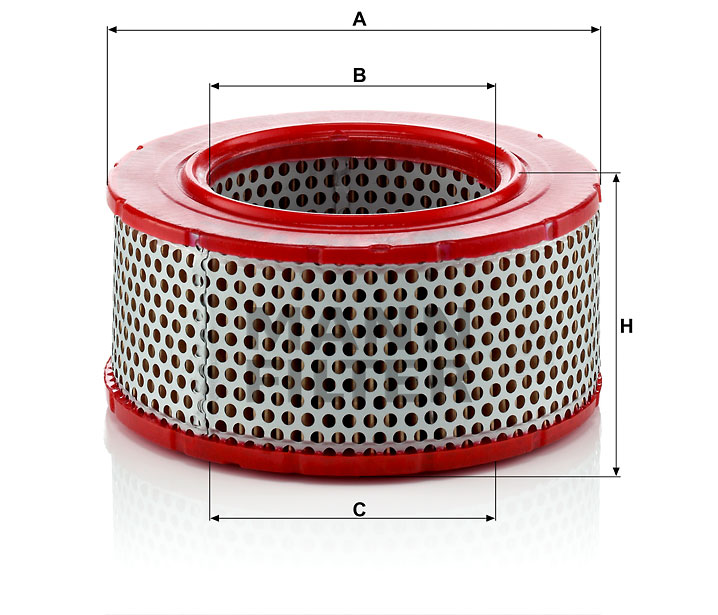 C 1632 air filter element