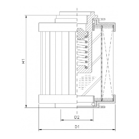 WT1982 hydraulic filter element