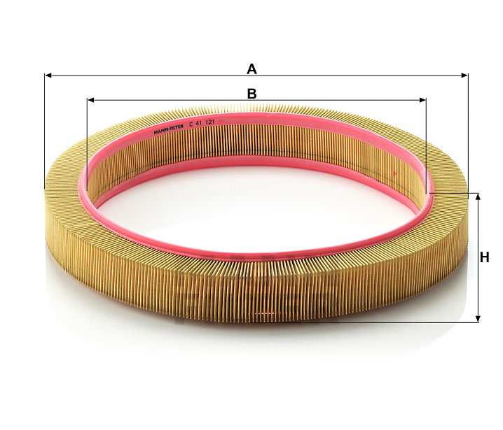 C 41 121 air filter element