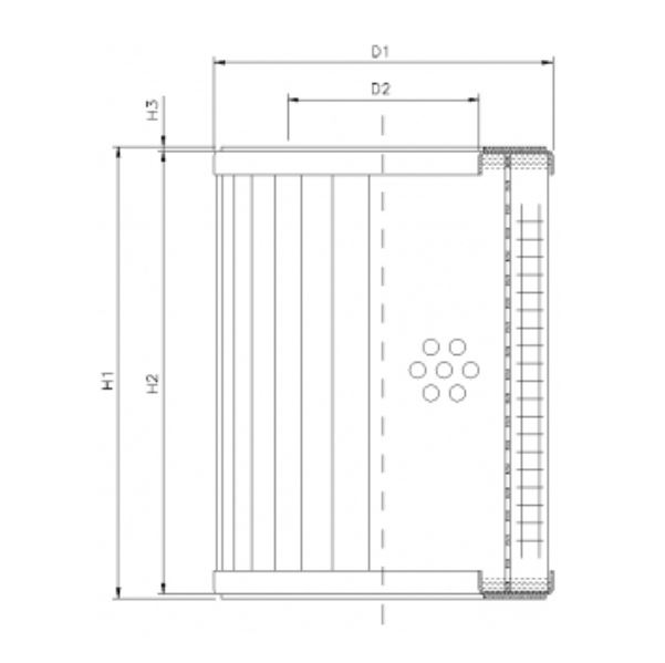 R310G06 hydraulic filter element