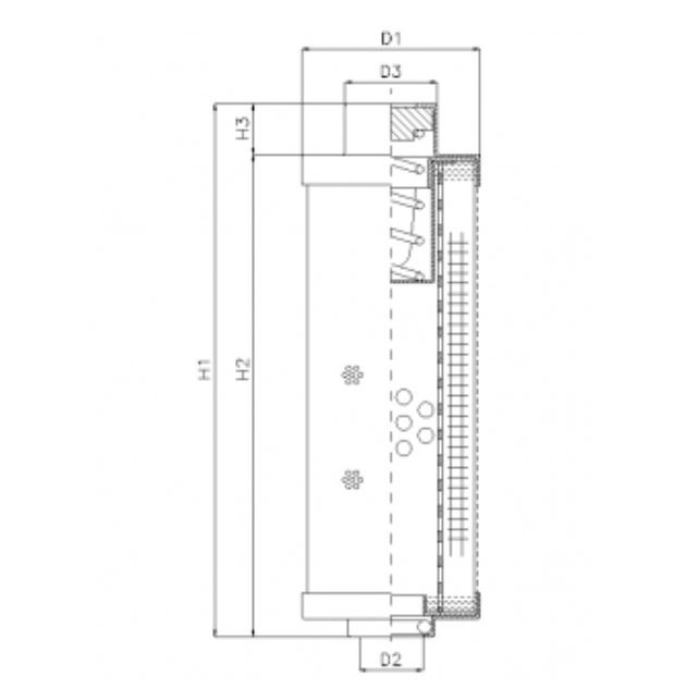 RHR30S100B hydraulic filter element