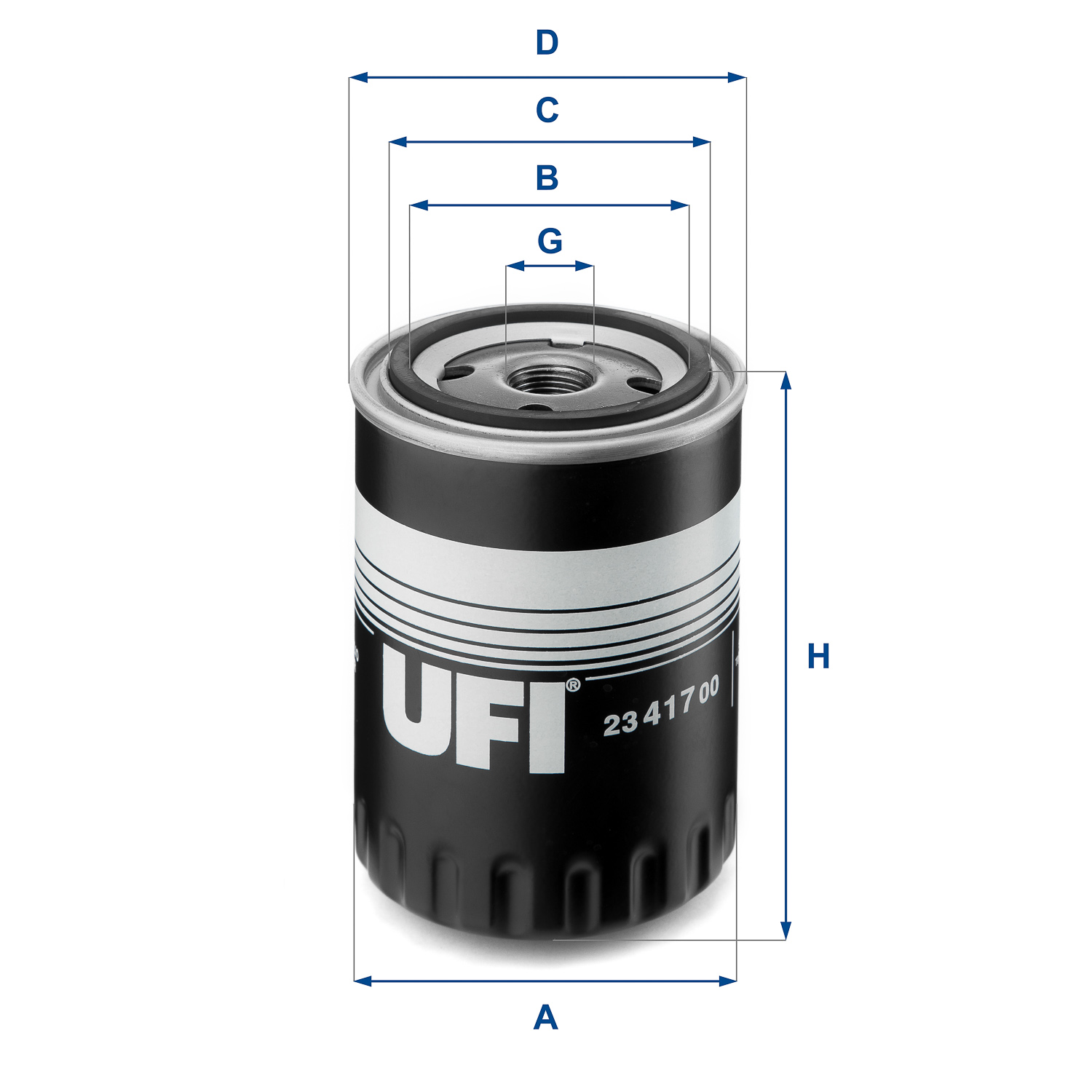 23.417.00 oil filter spin-on