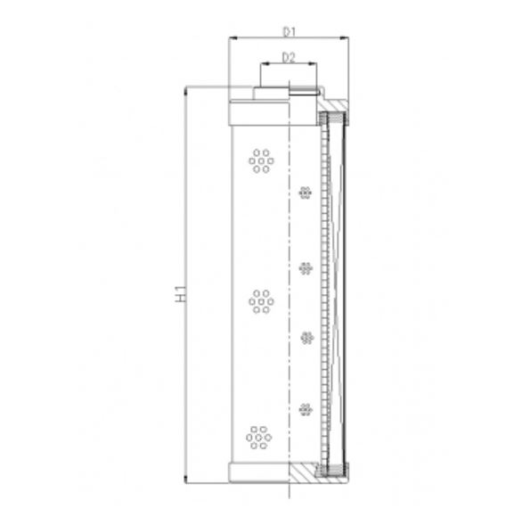 DHD800H10B hydraulic filter element