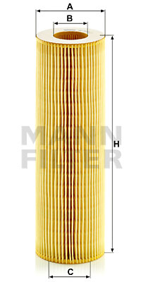 HU 1077/2 x oil filter (element)