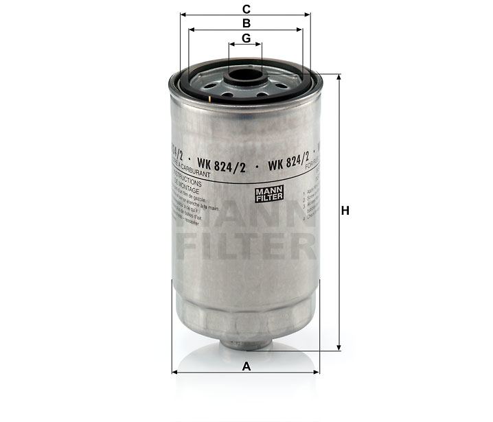 WK 824/2 fuel filter