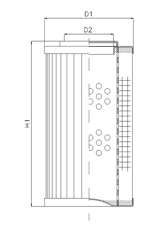 D111T40AV hydraulic filter element