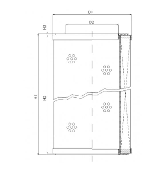 R570T149V hydraulic filter element