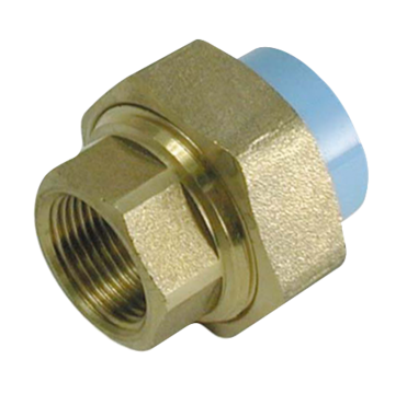 PVR 3UL2527 PVC Female thread 3-piece brass union