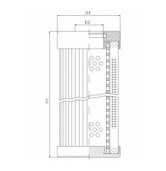 D143G03BV/ESD hydraulic filter element