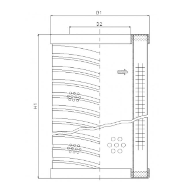 RVR06L05B hydraulic filter element