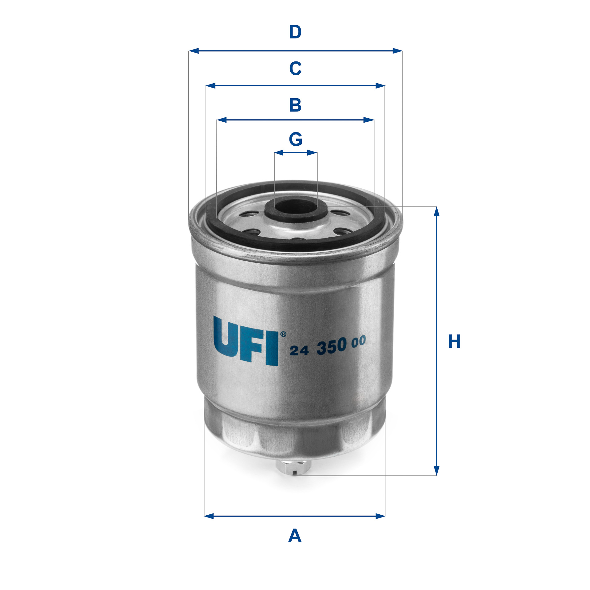 24.350.00 fuel filter spin-on