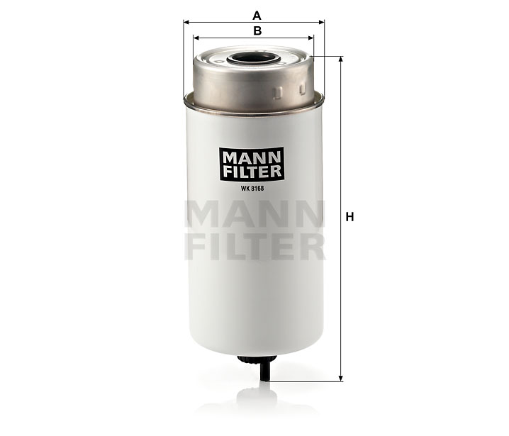 WK 8168 fuel filter spin-on