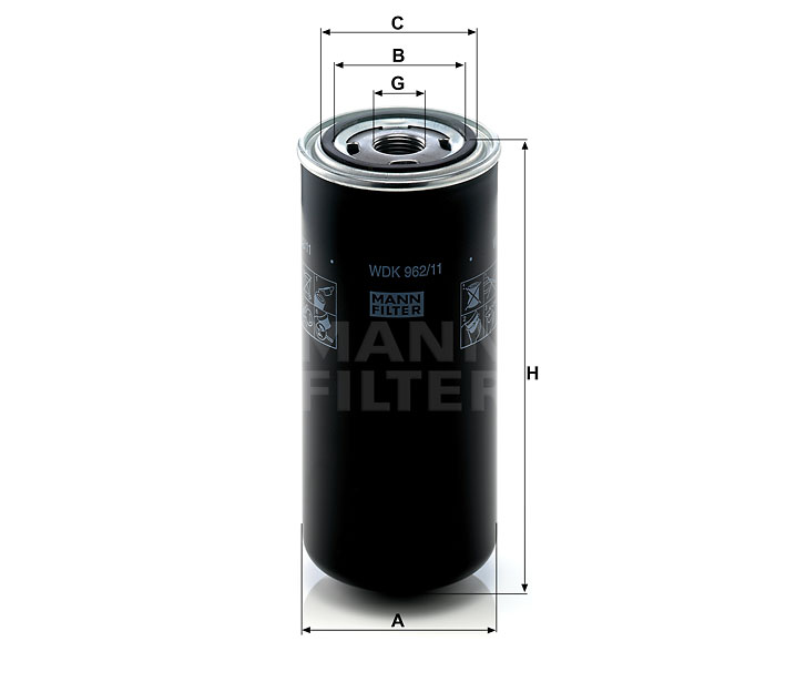 WDK 962/11 fuel filter