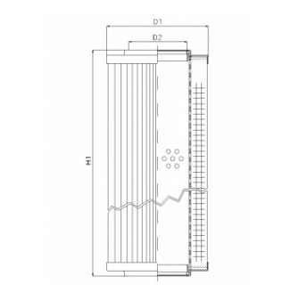 RVR1901E20V hydraulic filter element